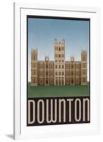 Downton Retro Travel-null-Framed Art Print