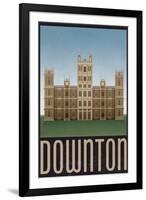 Downton Retro Travel-null-Framed Art Print