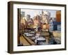 Downtown, 1922-Samuel Halpert-Framed Giclee Print