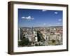 Downtown Aerial View Looking North on Bulevard Mother Teresa, Prishtina, Kosovo, Serbia-Walter Bibikow-Framed Photographic Print