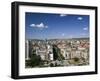 Downtown Aerial View Looking North on Bulevard Mother Teresa, Prishtina, Kosovo, Serbia-Walter Bibikow-Framed Photographic Print