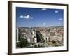 Downtown Aerial View Looking North on Bulevard Mother Teresa, Prishtina, Kosovo, Serbia-Walter Bibikow-Framed Photographic Print