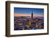 Downtown After Sunset, San Francisco, Cityscape, Urban View-Vincent James-Framed Photographic Print