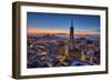 Downtown After Sunset, San Francisco, Cityscape, Urban View-Vincent James-Framed Photographic Print