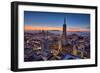 Downtown After Sunset, San Francisco, Cityscape, Urban View-Vincent James-Framed Photographic Print