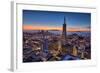 Downtown After Sunset, San Francisco, Cityscape, Urban View-Vincent James-Framed Photographic Print