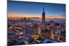 Downtown After Sunset, San Francisco, Cityscape, Urban View-Vincent James-Mounted Photographic Print