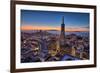 Downtown After Sunset, San Francisco, Cityscape, Urban View-Vincent James-Framed Photographic Print