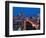 Downtown and Gateway Arch at Night, St. Louis, Missouri, USA-Walter Bibikow-Framed Photographic Print