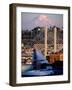 Downtown and Mt. Rainier, Tacoma, Washington-Charles Crust-Framed Photographic Print