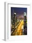 Downtown and Sheikh Zayed Road Looking Towards the Burj Kalifa, Dubai, United Arab Emirates-Peter Adams-Framed Photographic Print