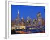 Downtown and Transamerica Building, San Francisco, California, Usa-Marco Simoni-Framed Photographic Print