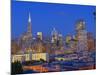 Downtown and Transamerica Building, San Francisco, California, Usa-Marco Simoni-Mounted Photographic Print