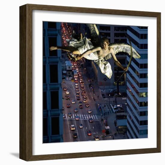 Downtown Angel, 2007-Trygve Skogrand-Framed Giclee Print