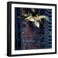 Downtown Angel, 2007-Trygve Skogrand-Framed Giclee Print