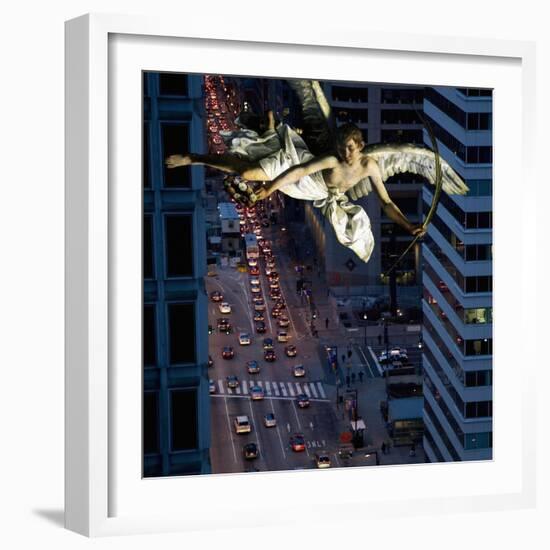 Downtown Angel, 2007-Trygve Skogrand-Framed Giclee Print