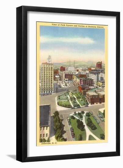 Downtown Asheville, North Carolina-null-Framed Art Print