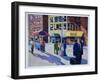 Downtown at Dusk, Ranch I-Patti Mollica-Framed Giclee Print