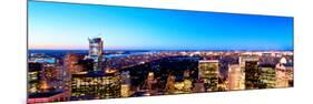 Downtown at Night, Central Park from Top of the Rock Oberservation Deck, Rockefeller Center, NYC-Philippe Hugonnard-Mounted Photographic Print