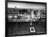 Downtown at Night, Top of the Rock Oberservation Deck, Rockefeller Center, New York City-Philippe Hugonnard-Framed Photographic Print