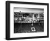 Downtown at Night, Top of the Rock Oberservation Deck, Rockefeller Center, New York City-Philippe Hugonnard-Framed Photographic Print