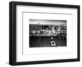 Downtown at Night, Top of the Rock Oberservation Deck, Rockefeller Center, New York City-Philippe Hugonnard-Framed Art Print