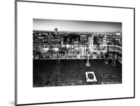 Downtown at Night, Top of the Rock Oberservation Deck, Rockefeller Center, New York City-Philippe Hugonnard-Mounted Art Print