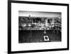 Downtown at Night, Top of the Rock Oberservation Deck, Rockefeller Center, New York City-Philippe Hugonnard-Framed Art Print