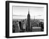 Downtown at Sunset, Empire State Building and One World Trade Center (1WTC), Manhattan, New York-Philippe Hugonnard-Framed Premium Photographic Print