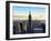 Downtown at Sunset, Empire State Building and One World Trade Center (1WTC), Manhattan, New York-Philippe Hugonnard-Framed Premium Photographic Print