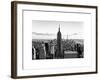 Downtown at Sunset, Empire State Building and One World Trade Center (1WTC), Manhattan, New York-Philippe Hugonnard-Framed Art Print