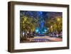 Downtown Athens, Georgia, USA Night Scene.-SeanPavonePhoto-Framed Photographic Print