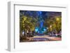 Downtown Athens, Georgia, USA Night Scene.-SeanPavonePhoto-Framed Photographic Print