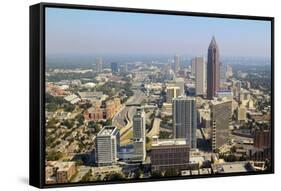 Downtown Atlanta Cityscape-SeanPavonePhoto-Framed Stretched Canvas