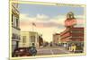 Downtown Bakersfield, California-null-Mounted Premium Giclee Print