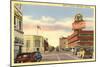 Downtown Bakersfield, California-null-Mounted Art Print