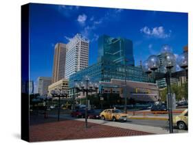 Downtown Baltimore, Inner Harbor-Jim Schwabel-Stretched Canvas