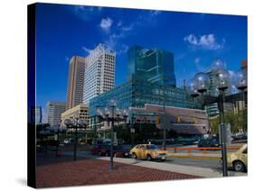 Downtown Baltimore, Inner Harbor-Jim Schwabel-Stretched Canvas