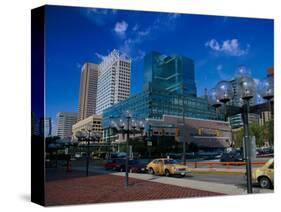 Downtown Baltimore, Inner Harbor-Jim Schwabel-Stretched Canvas