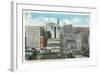 Downtown Baltimore-null-Framed Art Print