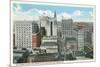 Downtown Baltimore-null-Mounted Art Print