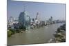 Downtown Bangkok Skyline View with Chao Phraya River, Thailand-Cindy Miller Hopkins-Mounted Photographic Print