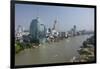 Downtown Bangkok Skyline View with Chao Phraya River, Thailand-Cindy Miller Hopkins-Framed Photographic Print