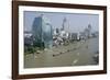 Downtown Bangkok Skyline View with Chao Phraya River, Thailand-Cindy Miller Hopkins-Framed Photographic Print