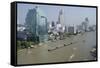 Downtown Bangkok Skyline View with Chao Phraya River, Thailand-Cindy Miller Hopkins-Framed Stretched Canvas