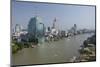 Downtown Bangkok Skyline View with Chao Phraya River, Thailand-Cindy Miller Hopkins-Mounted Photographic Print