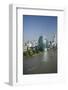 Downtown Bangkok Skyline View with Chao Phraya River, Thailand-Cindy Miller Hopkins-Framed Photographic Print