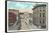 Downtown Bangor-null-Framed Stretched Canvas