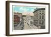 Downtown Bangor-null-Framed Art Print