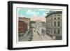 Downtown Bangor-null-Framed Art Print